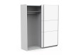 Armoire 2 portes coulissantes Ghost - L180 cm