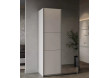 Armoire 2 portes coulissantes et miroir Ghost - L120 cm