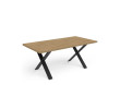 Table 1m80 pieds métal "X"