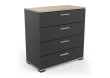 Commode IZZY noir mat/kronberg