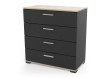 Commode IZZY noir mat/kronberg