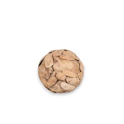 boule en bois déco 30cm