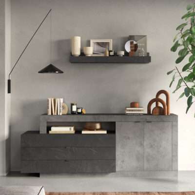 Salle à manger Freedom Cemento/piombo