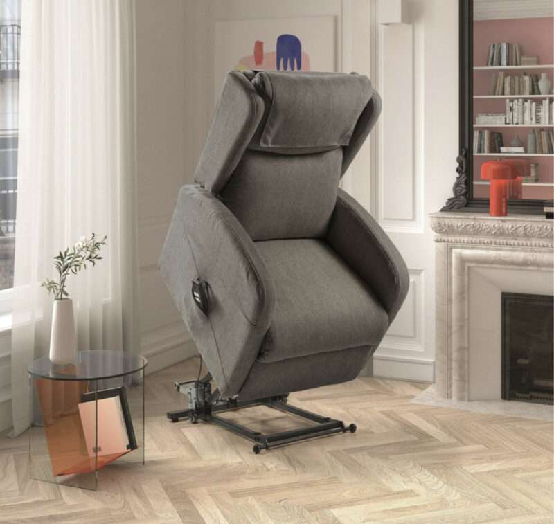 Fauteuil Releveur Vision Bi-Moteur  gris – Image 4