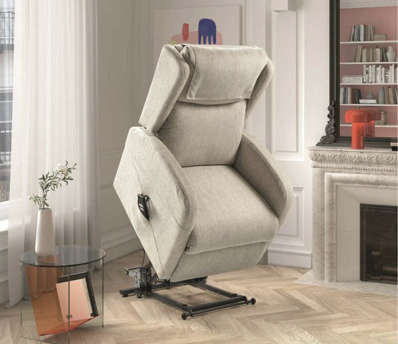 Fauteuil Releveur Vision Bi-Moteur  crème – Image 7