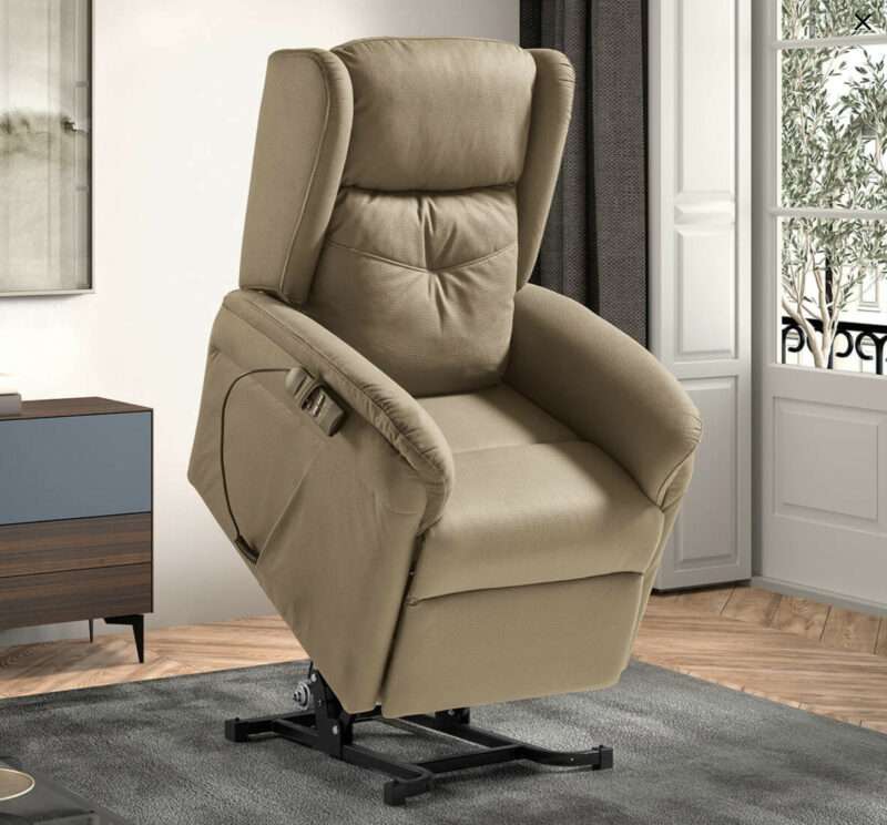 Fauteuil Releveur Jean Bi-Moteur  beige