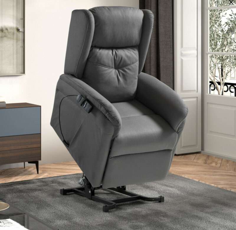 Fauteuil Releveur Jean Bi-Moteur  gris