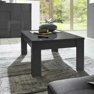 Table basse   Miro gris laquée