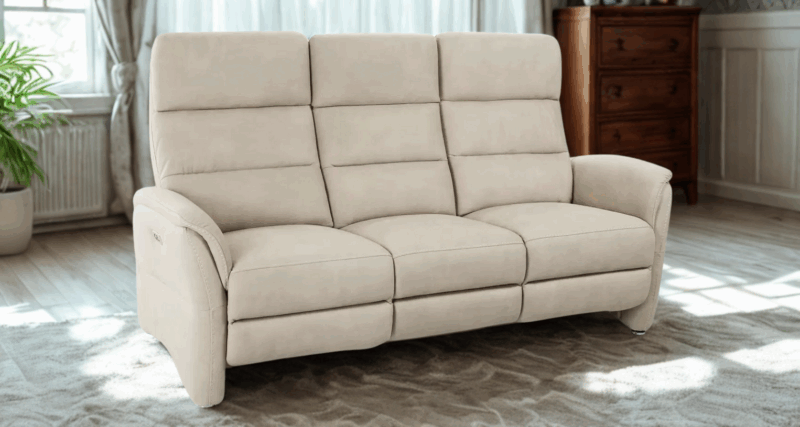 Canapé relaxation versace taupe