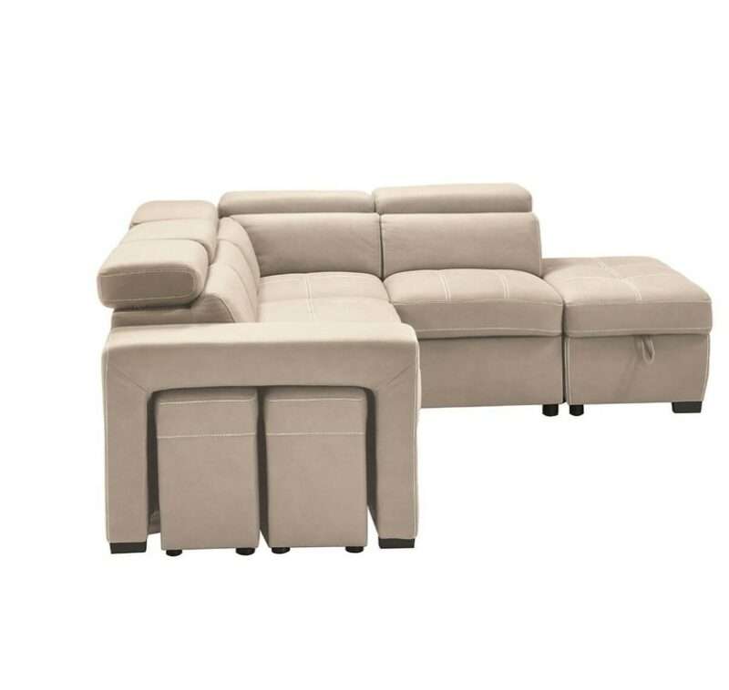 Canapé convertible Castille beige – Image 8