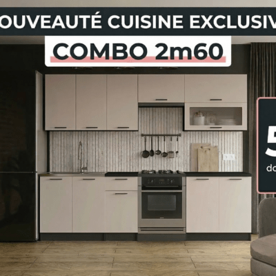 Cuisine Combo cashmire 2m60