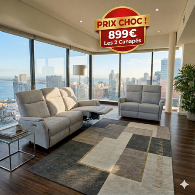 Ensemble 3+2 relax électrique Merit