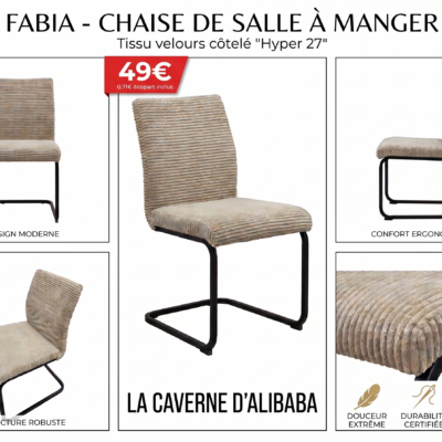 Chaise Fabia