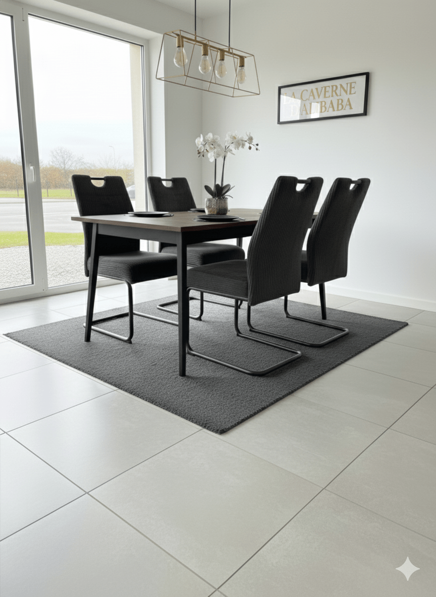 Chaise Merkur gris – Image 4