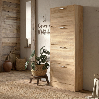Armoire à chaussures Karine 4 portes somona