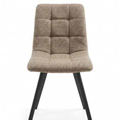 Chaise Javea Square marron clair