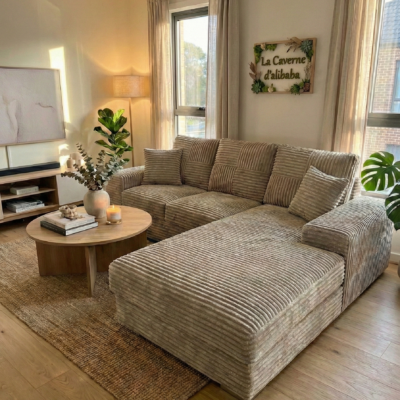 Canapé Carlos taupe