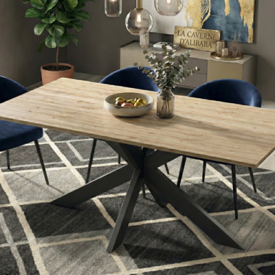 Table à Manger Design "Spider"  rovere kadiz