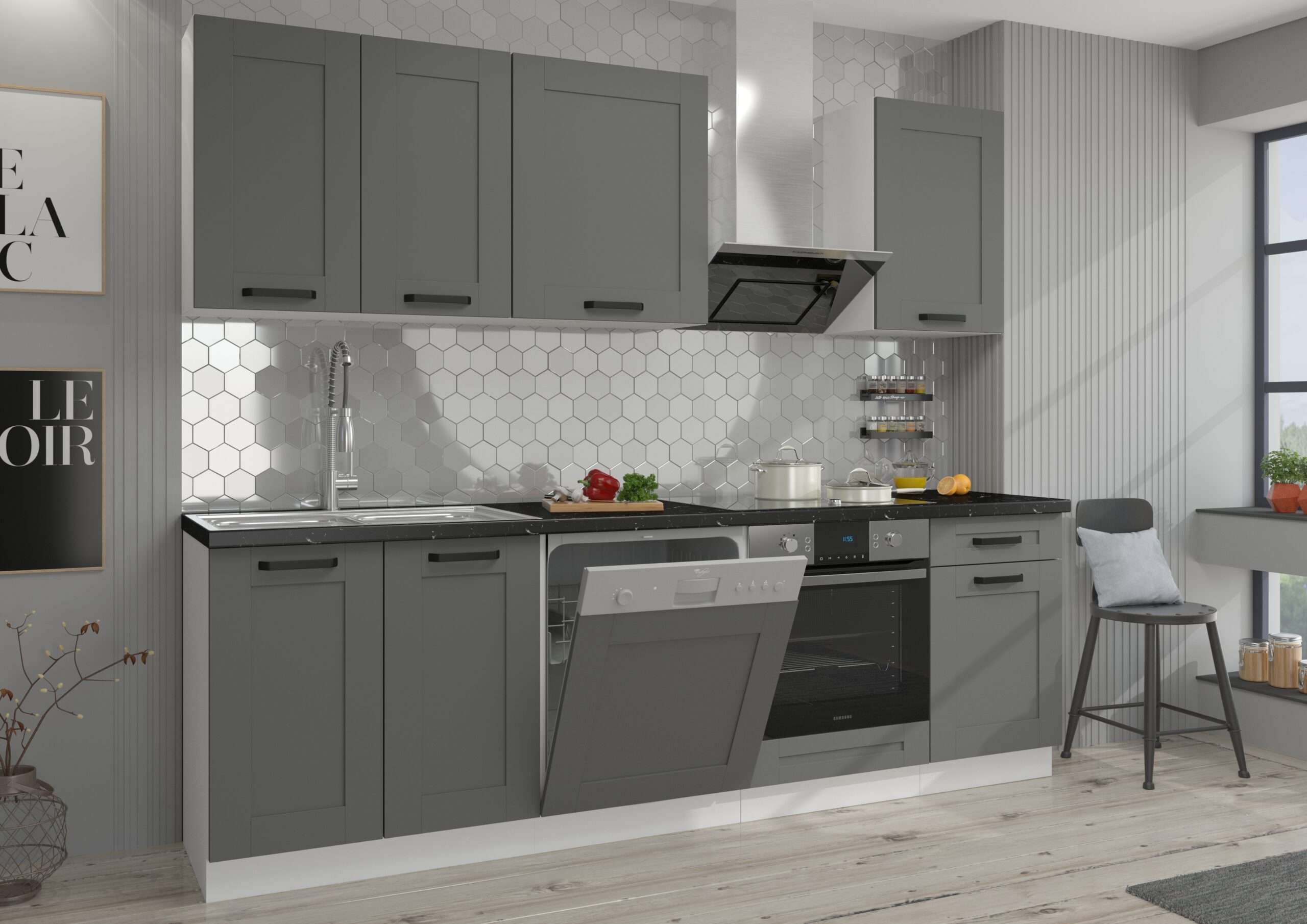 Composez votre cuisine Luna Dust grey – Image 2