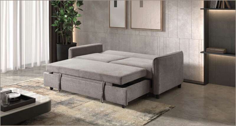 Canapé lit Portland gris – Image 6