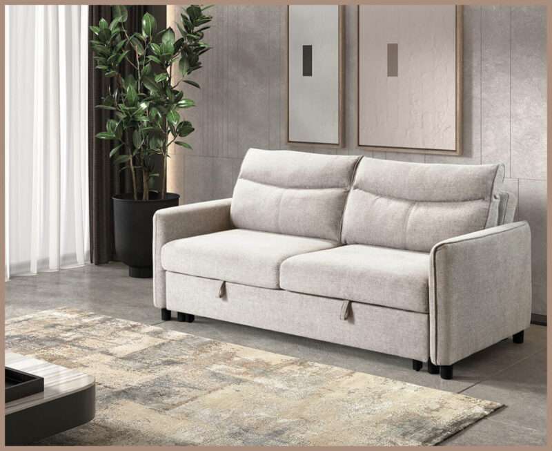 Canapé lit Portland beige – Image 3