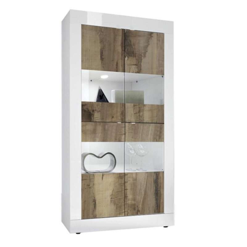 Salle à manger Basica blanc laqué et bois pero – Image 29