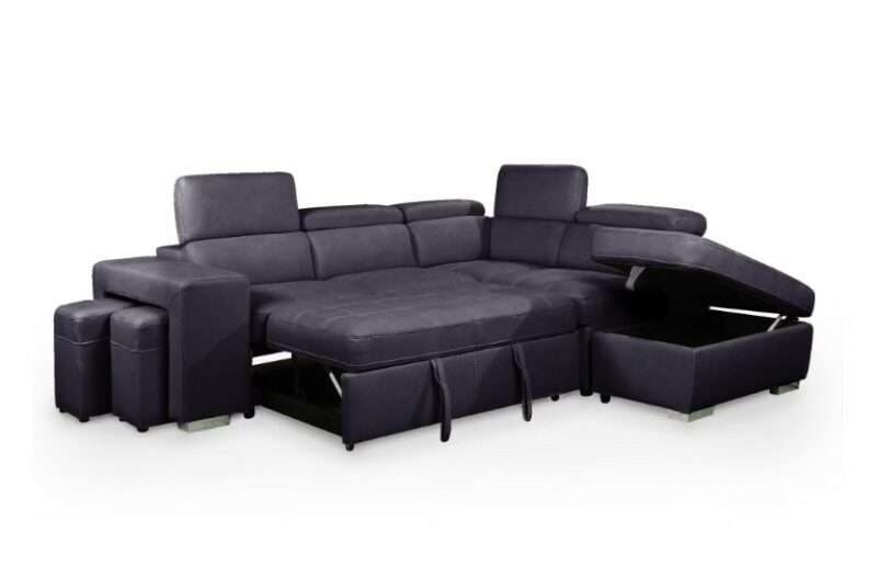 Canapé convertible Castille gris – Image 10
