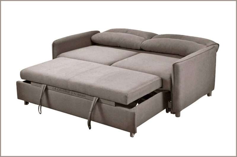 Canapé lit Portland gris – Image 5
