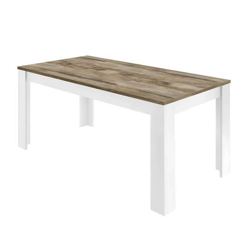 Salle à manger Basica blanc laqué et bois pero – Image 31
