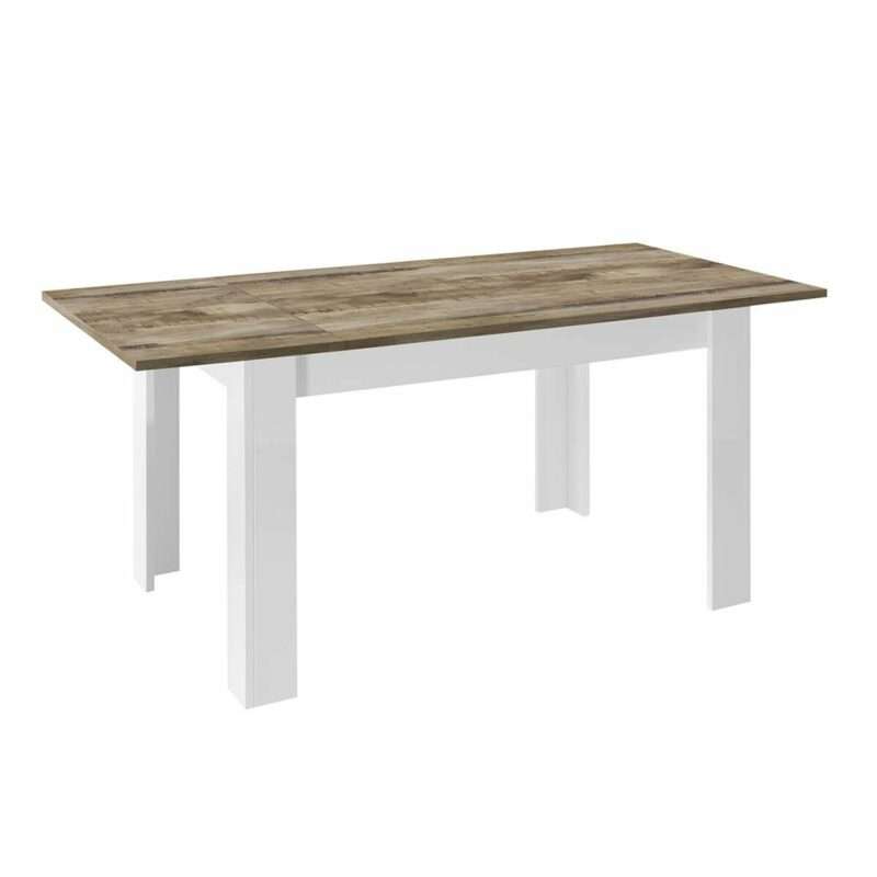 Salle à manger Basica blanc laqué et bois pero – Image 35